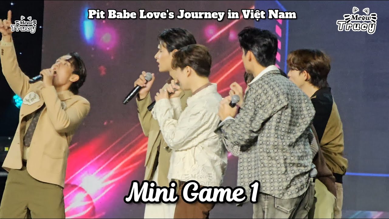 [08.06.24] Mini Game 1 - Team B Focus | Pit Babe Love's Journey in Việt Nam