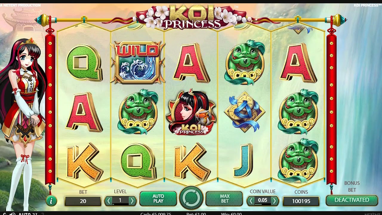 NetEnt - Koi Princess - Gameplay Demo