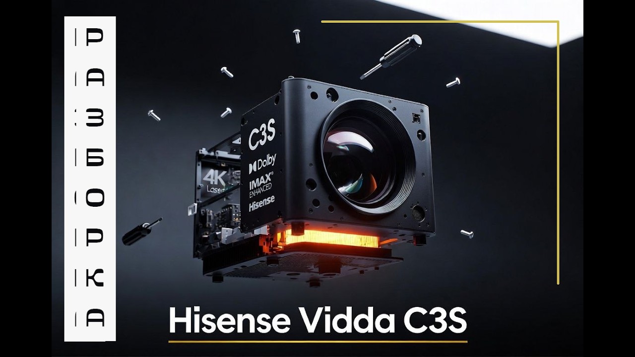 Разборка (частично) проектора Hisense Vidda C3s [Part _1]