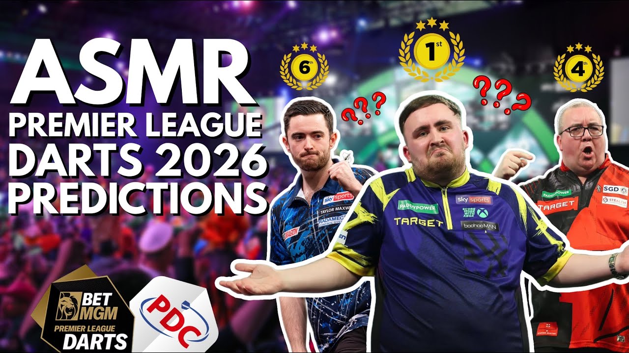 ASMR | Premier League Darts 2026 Predictions 🎯