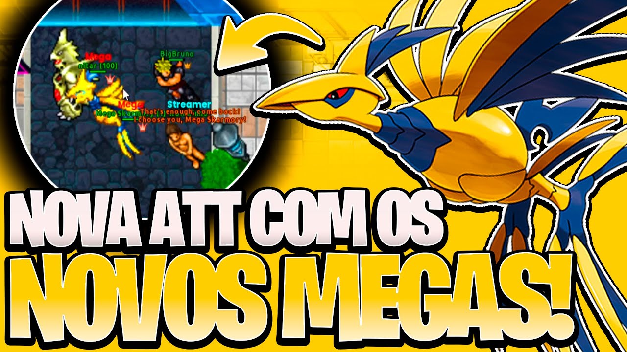 MEGAS NOVOS E MUITO MAIS!🤯😍INCRÍVEL GRANDE ATT NO POKETIBIA MOBILE E PC 2026 POKE MANIA!