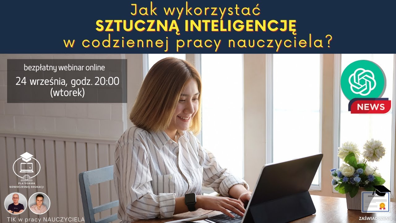 TIK w pracy NAUCZYCIELA #171. Jak wykorzystać sztuczną inteligencję w codziennej pracy nauczyciela?
