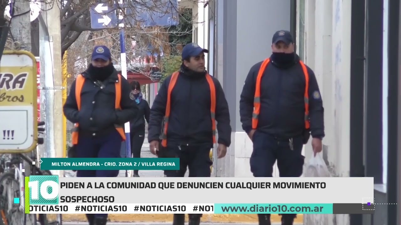 #Noticias10 | Seguimiento policial tras denuncia en Villa Regina