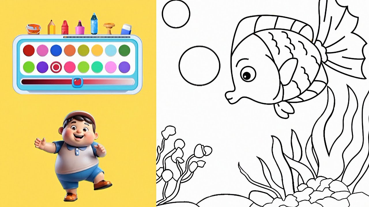 Belajar Mewarnai & Mengenal Warna | Edukasi Anak Usia Dini