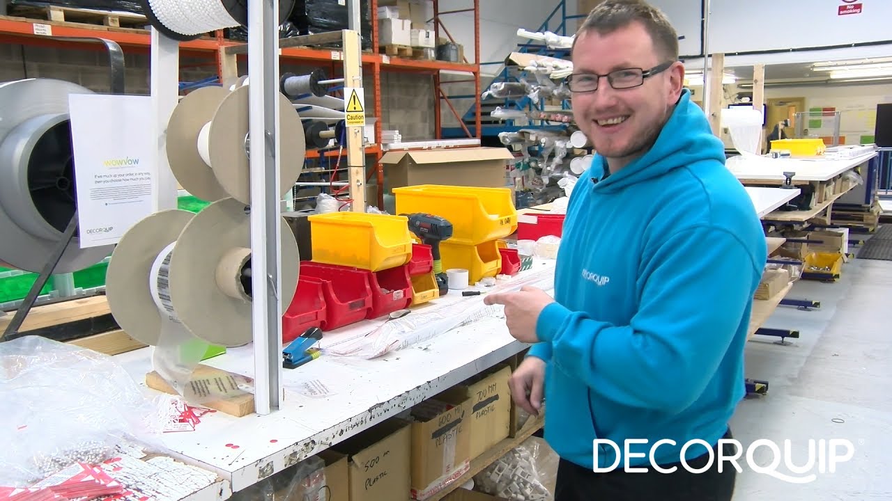 How to manufacture a single draw Decorquip Classic Wide Vertical Blind Headrail