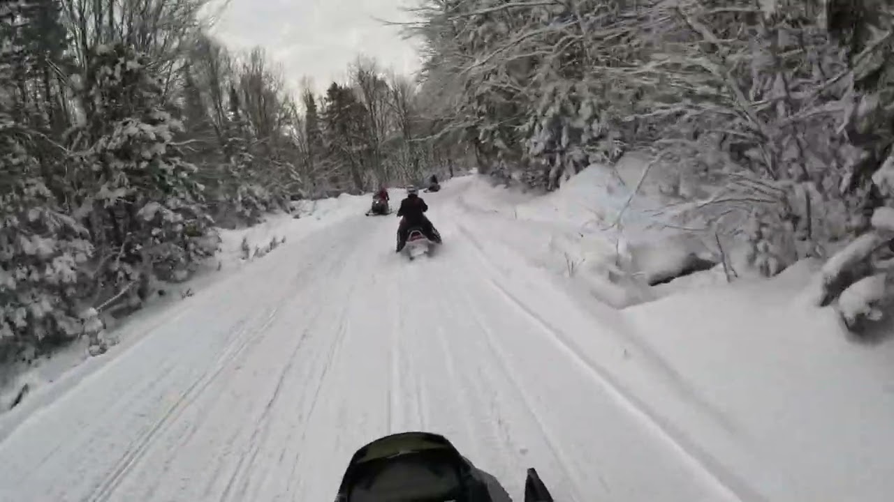 Old Forge Ny snowmobiling  3