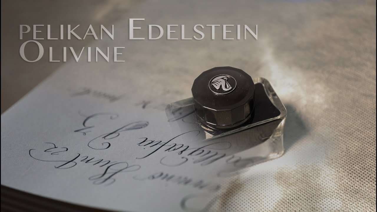 Inchiostro Pelikan Edelstein Olivine - ink test & review