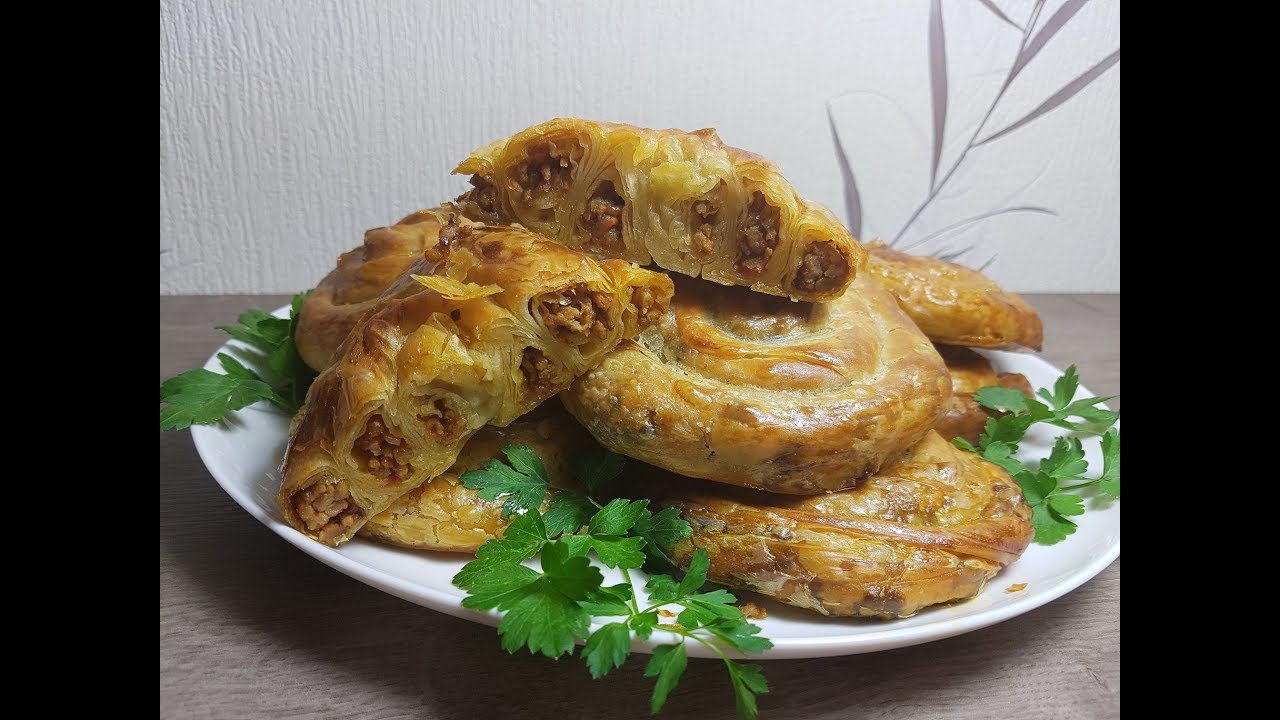 Турецкие улитки с фаршем! / Türkische Brötchen mit einer Hackfleischfüllung!