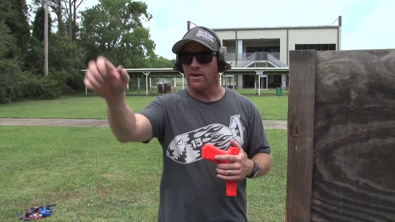 Kyle Defoor, of Defoor Proformance demostrates how to correctly work the barricade.