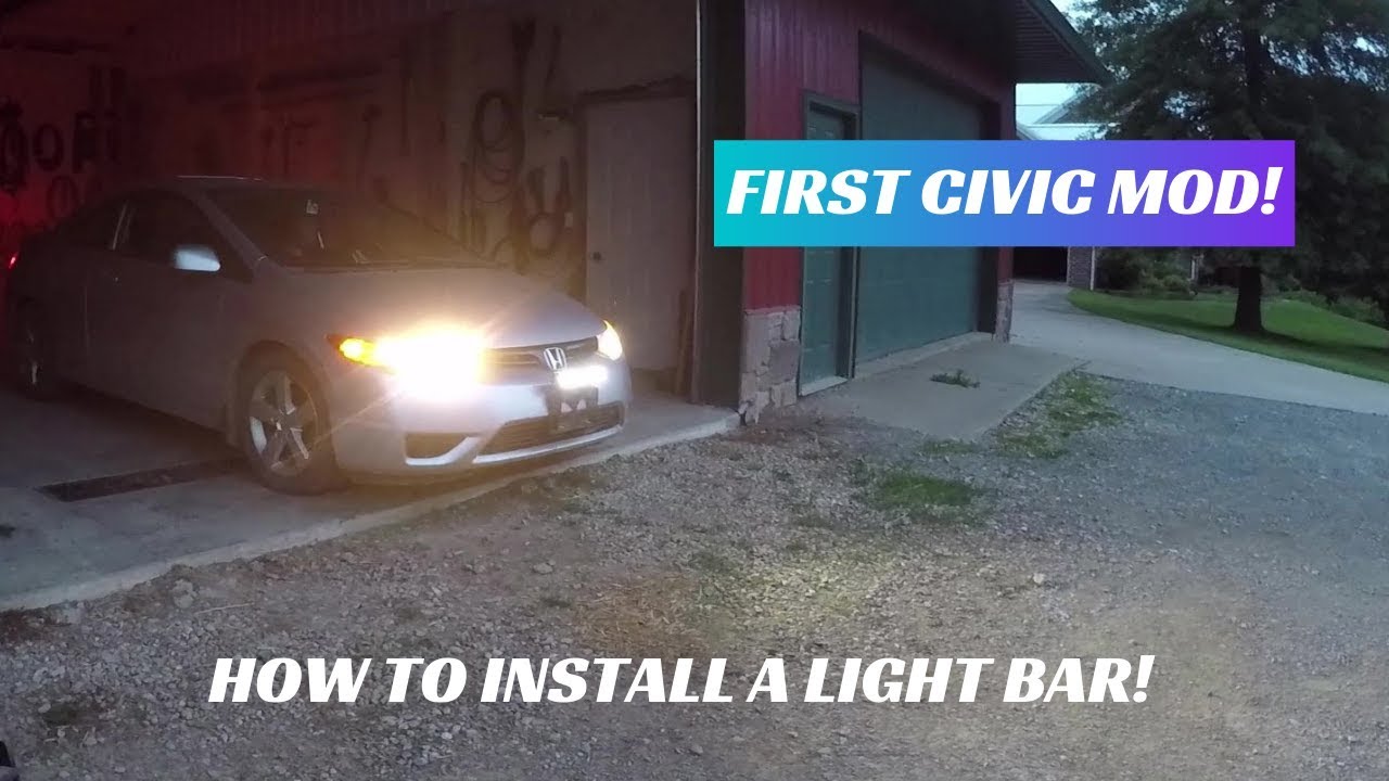 How to Install a Light Bar!