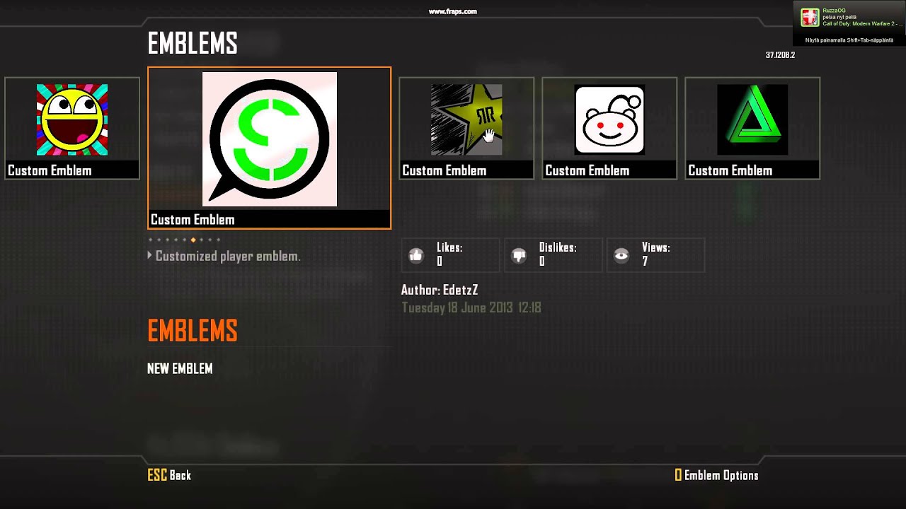 BO2 Emblems