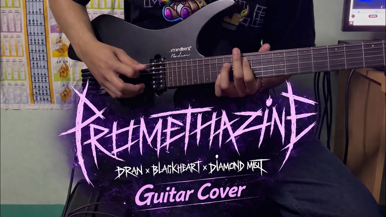 SARAN - PROMETHAZINE ft. BLACKHEART & DIAMOND MQT [HIDDEN WORLD - LIVE SESSION]  [ Guitar Cover ]