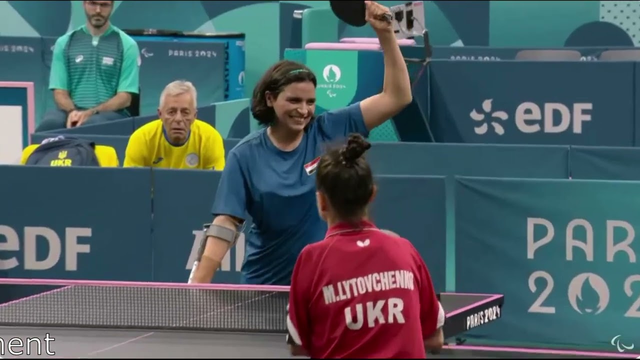 Para Table Tennis WS6 Single Events Gold Medal #paris2024 #paralympics #paratt #tabletennis