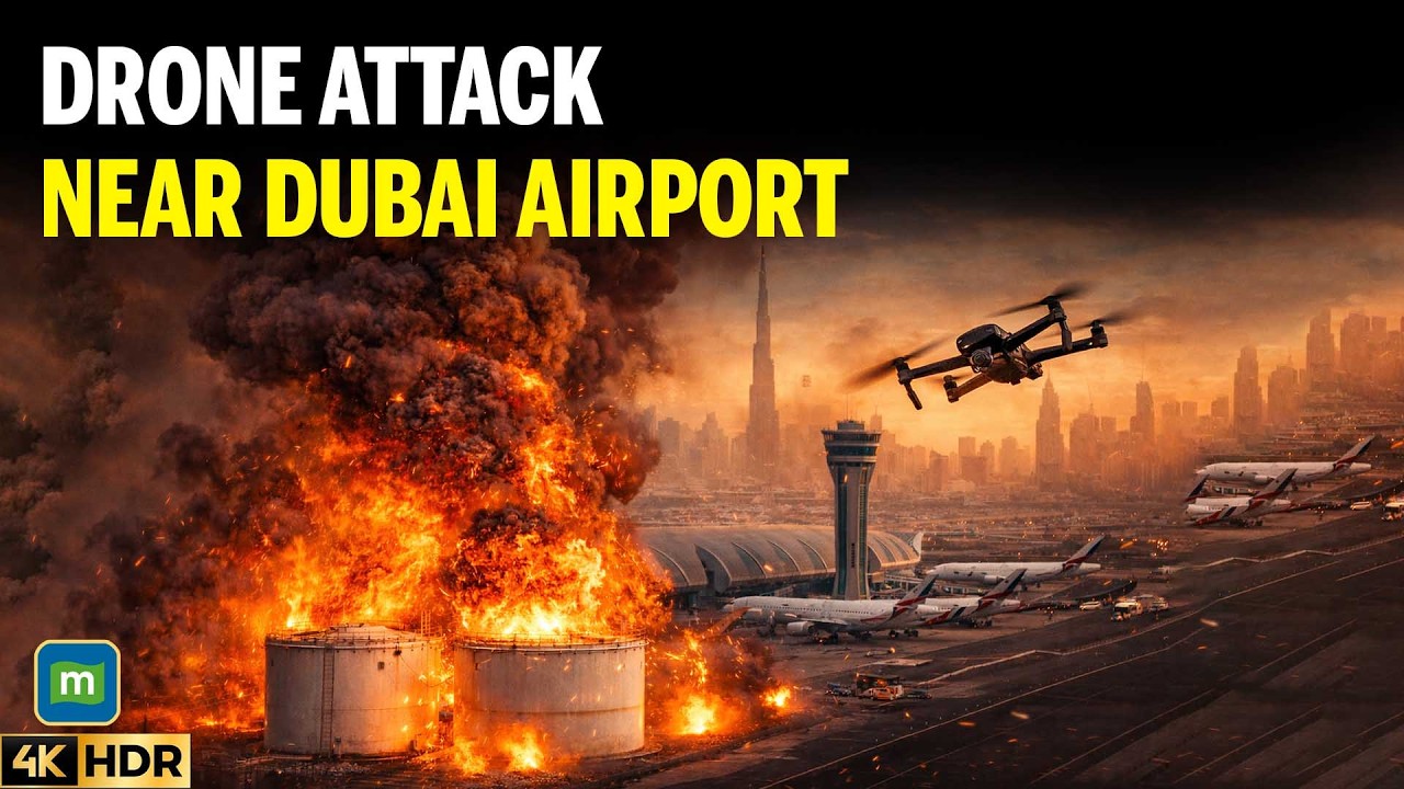 Drone Incident Sparks Fuel Tank Fire Near Dubai International Airport