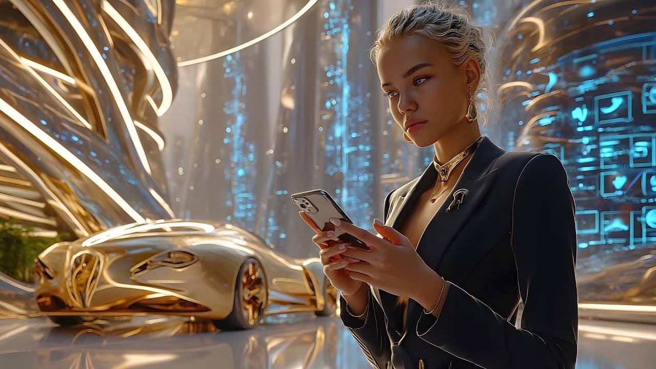 Inside the Luxury AI Civilization 2050 | Divine Future World in 4K