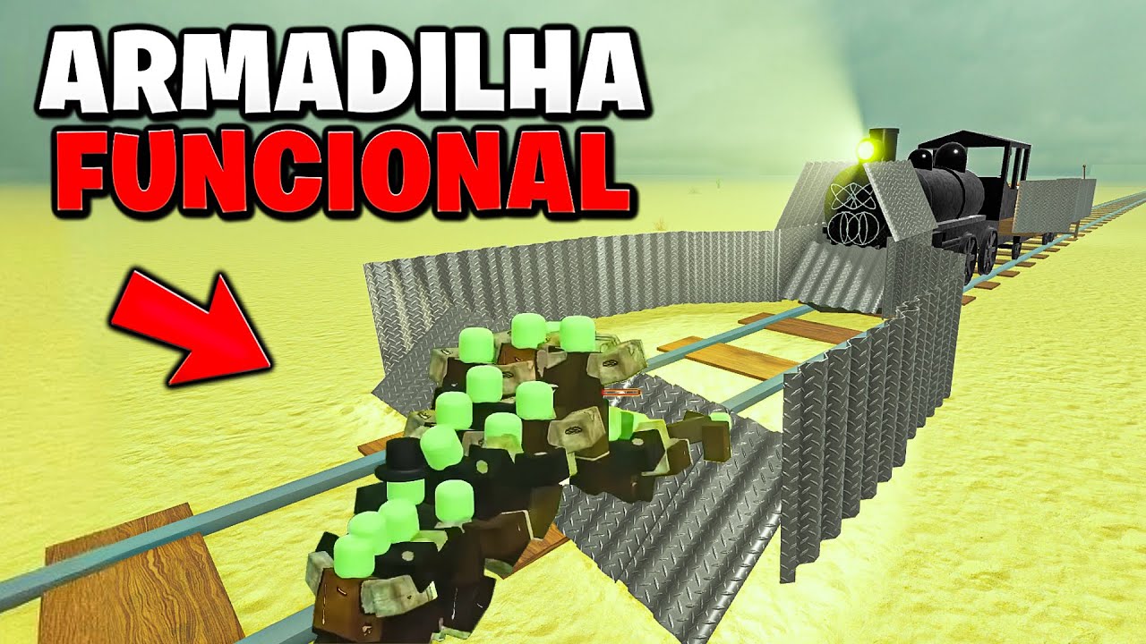 Fiz uma ARMADILHA FUNCIONAL GIGANTE no DEAD RAILS