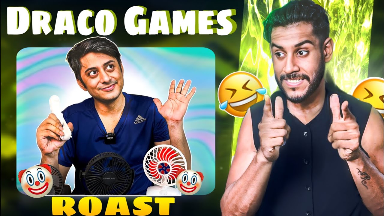 😱 WORST INDIAN GAMING CHANNEL ROAST DRACO GAMES 💀 🎯