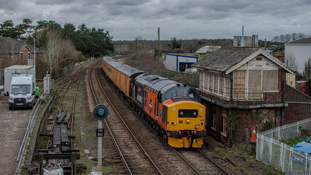 Swietelsky 37405 and 37419 Thrash around Norfolk on 1Q98 26/02/26