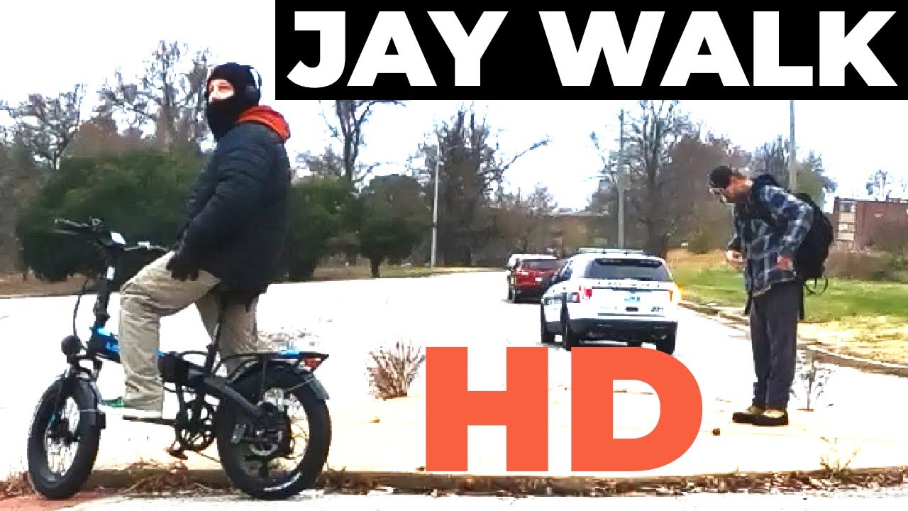 HD QUALITY Jaywalking Is Legal... In California? RIVER DES PERES TRAIL