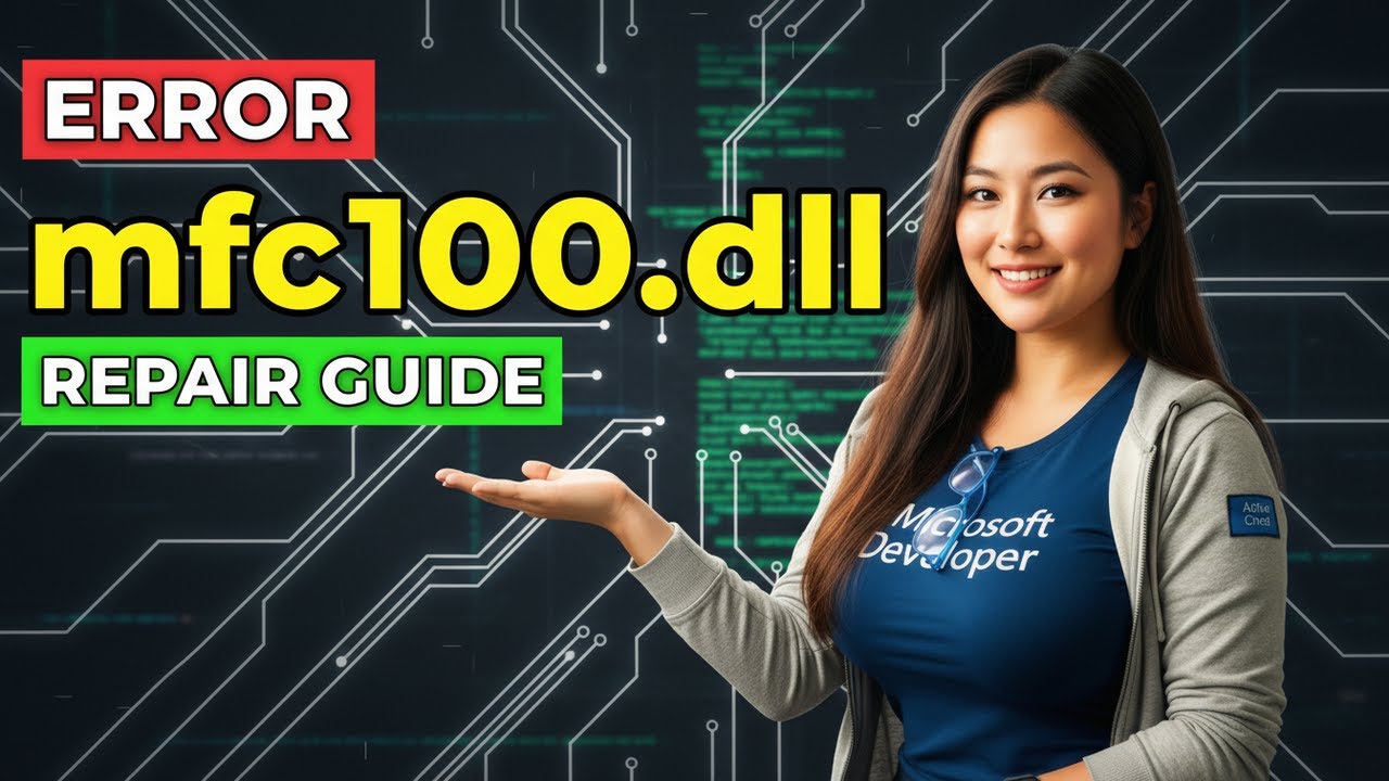 How To Fix Mfc100.dll Error [SOLVED]