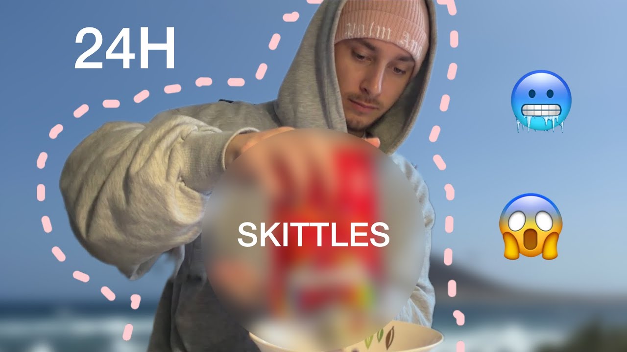 SKITTLES 24H W ZAMRAŻARCE 😱