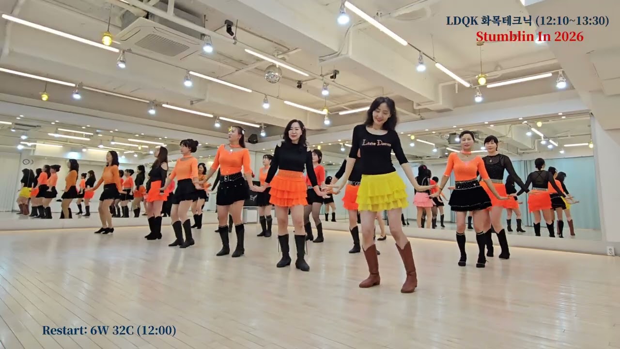 Stumblin In 2026 Line Dance l Beginner l 스텀블린 인 2026 라인댄스 l Linedancequeen l Junghye Yoon 