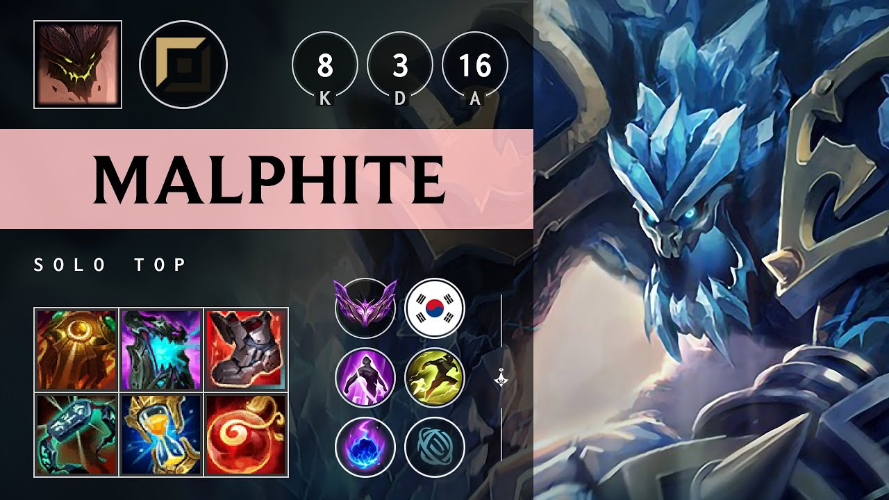 Malphite Top vs Jayce - KR Master Patch 25.06