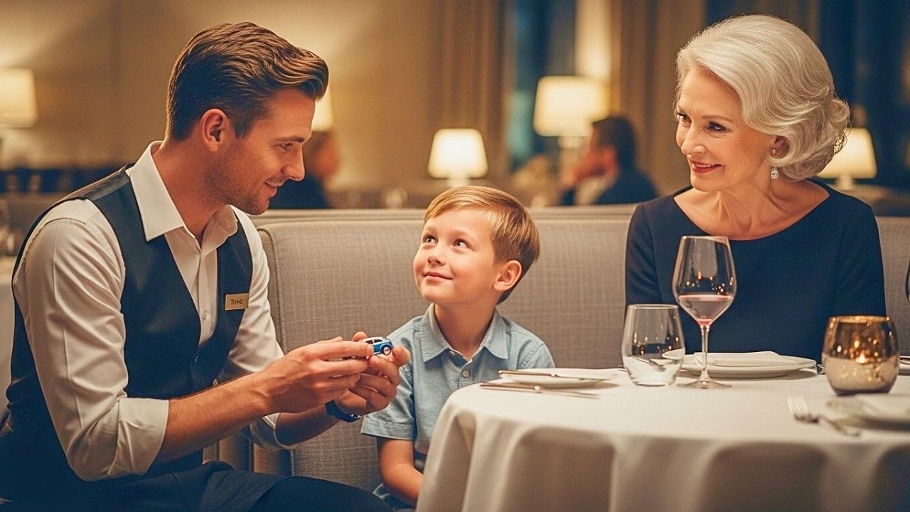 Undercover Billionaire Orders Steak — Waiter Single Dad’s Note Changes Everything