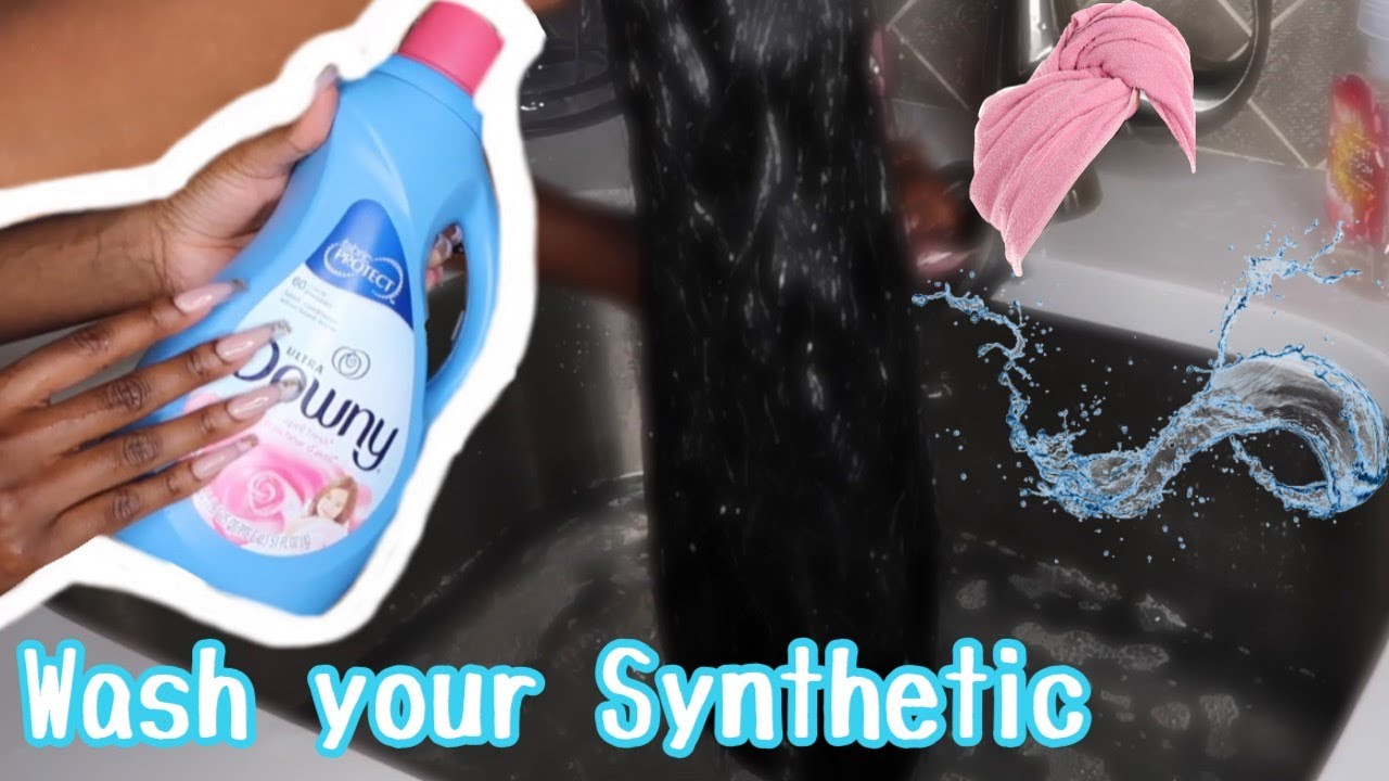 HOW TO WASH SYNTHETIC HAIR + WIGS  | SASHA BELLE