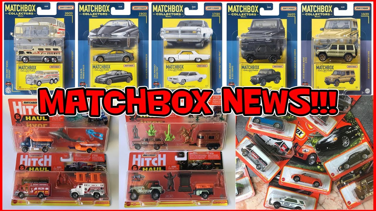 MATCHBOX 2022 Cars, Premium Set, New Hitch and Haul Sets,... MATCHBOX NEWS!!!