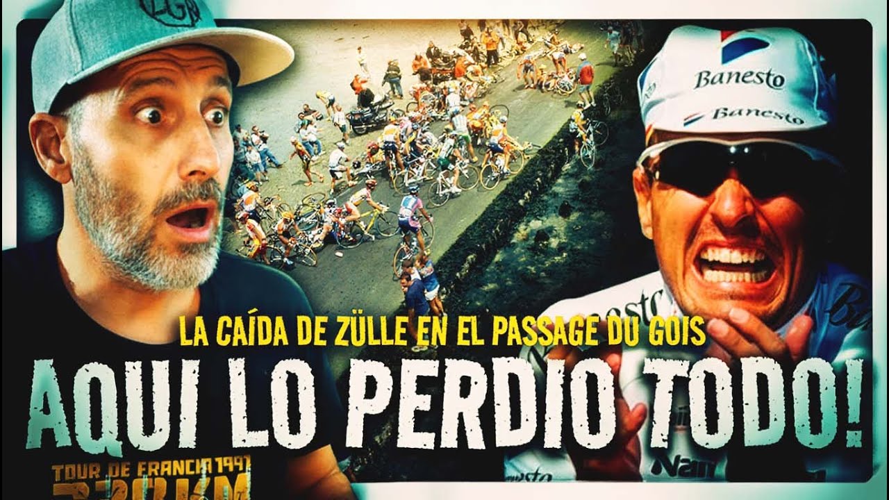 Cuando ALEX Z&Uuml;LLE LO PERDI&Oacute; TODO en aquella CAIDA masiva cruzando el mar. TOUR DE FRANCIA de 1999.