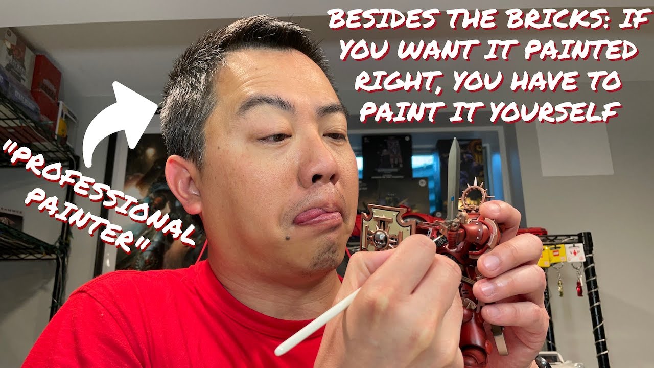 Перекраска клинка Примарис из Космического десанта Кровавых Ангелов (ветеран) JoyToy x Warhammer 40K