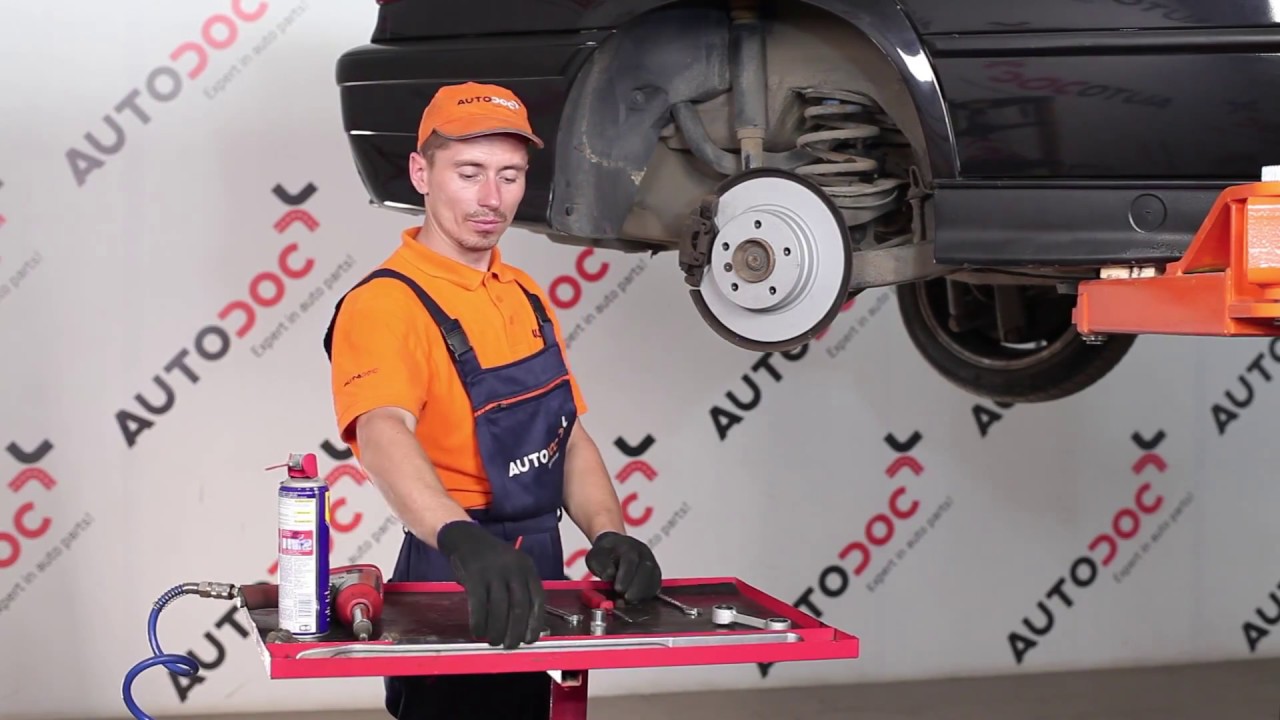 Wie BMW 3 E36 Koppelstange / Pendelstütze hinten wechseln TUTORIAL | AUTODOC