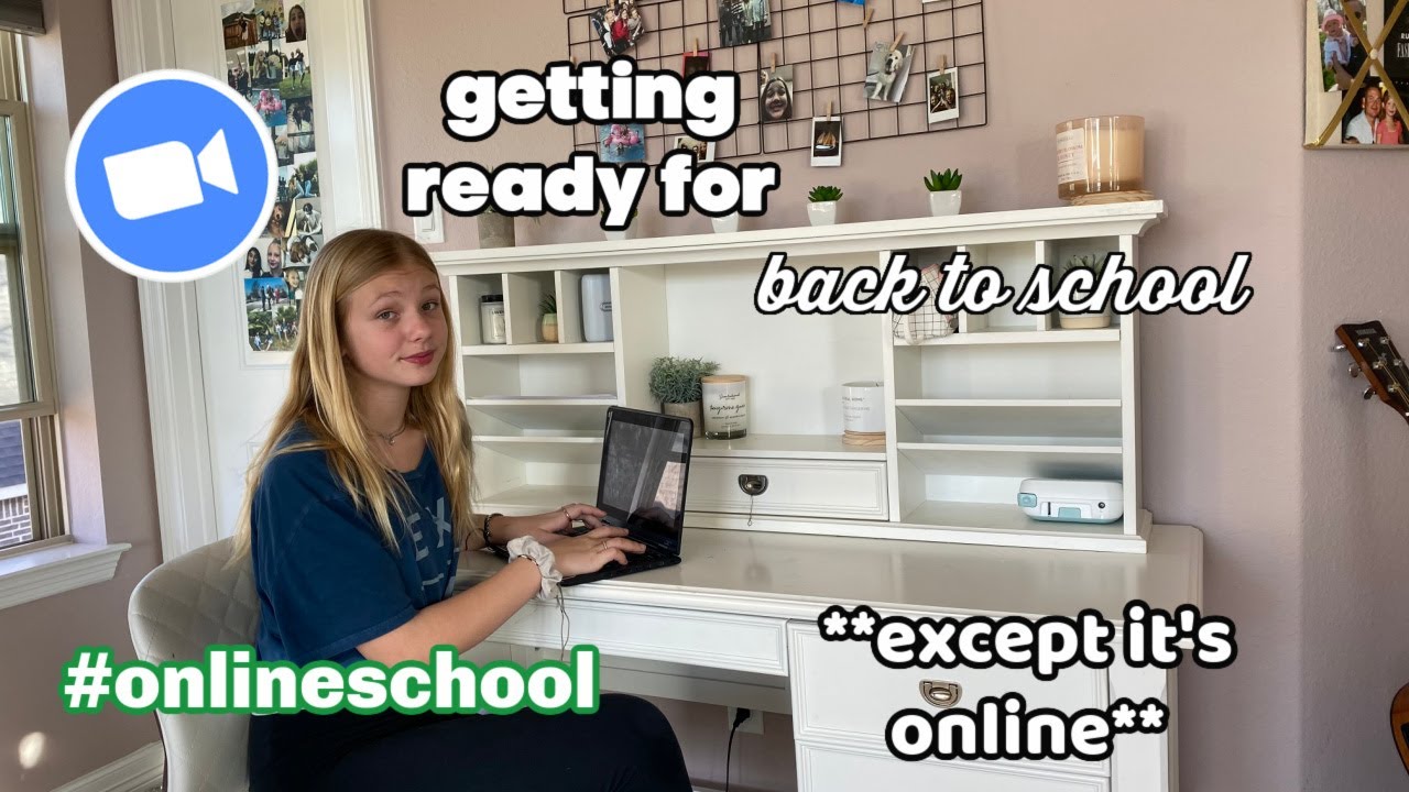 preparing for back to school but its online