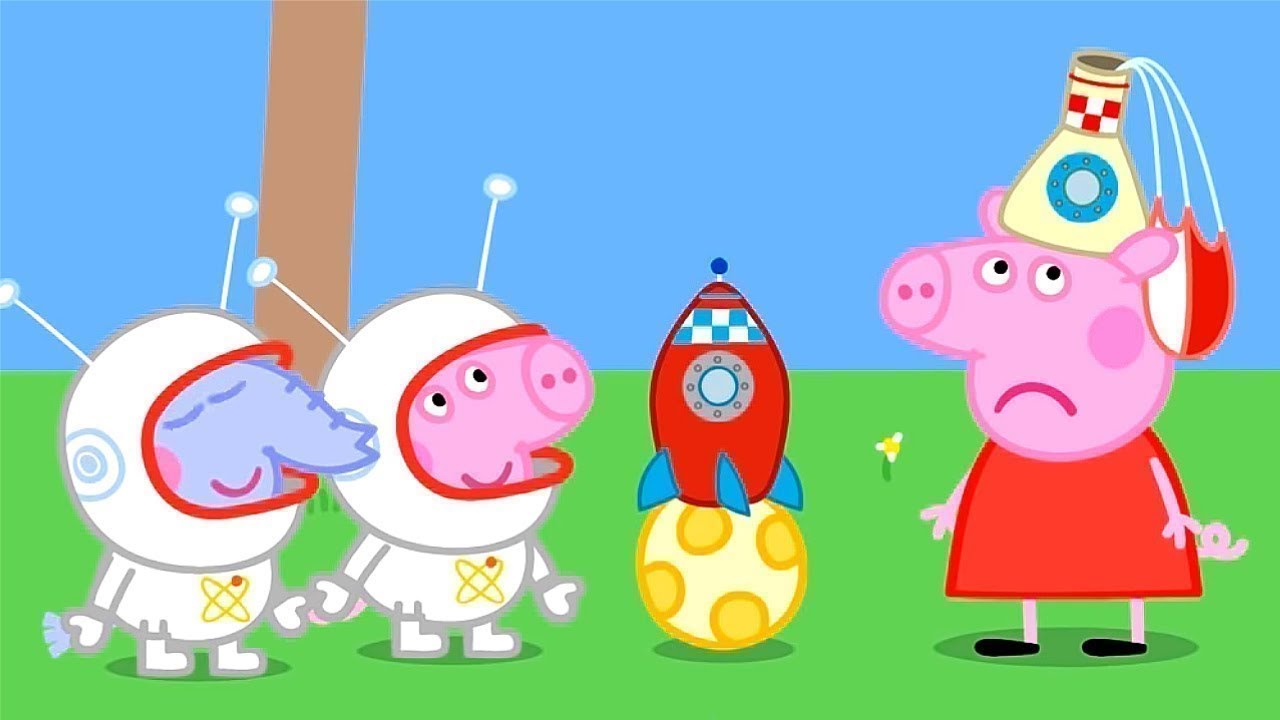 Peppa Pig Türkçe | Aya uçuş | Çocuklar İçin Çizgi Filmler