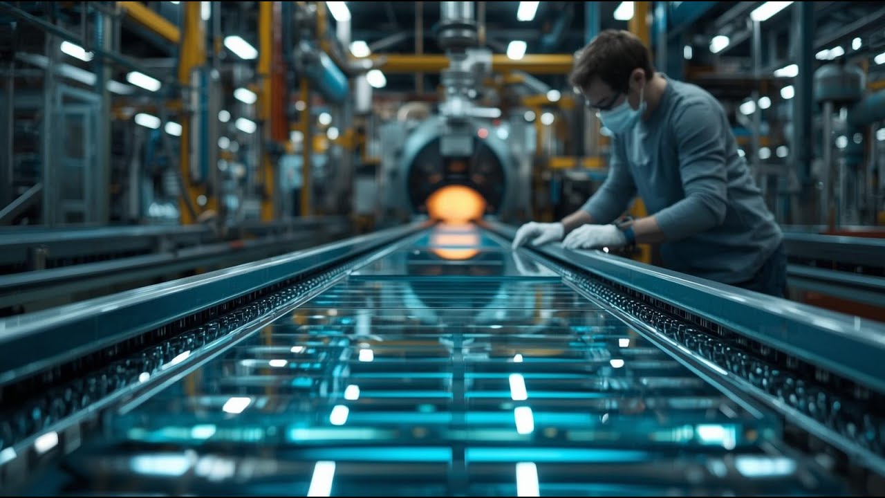 Inside a Glass Factory: How Sand Turns Into Glass at 1600°C 🔥||