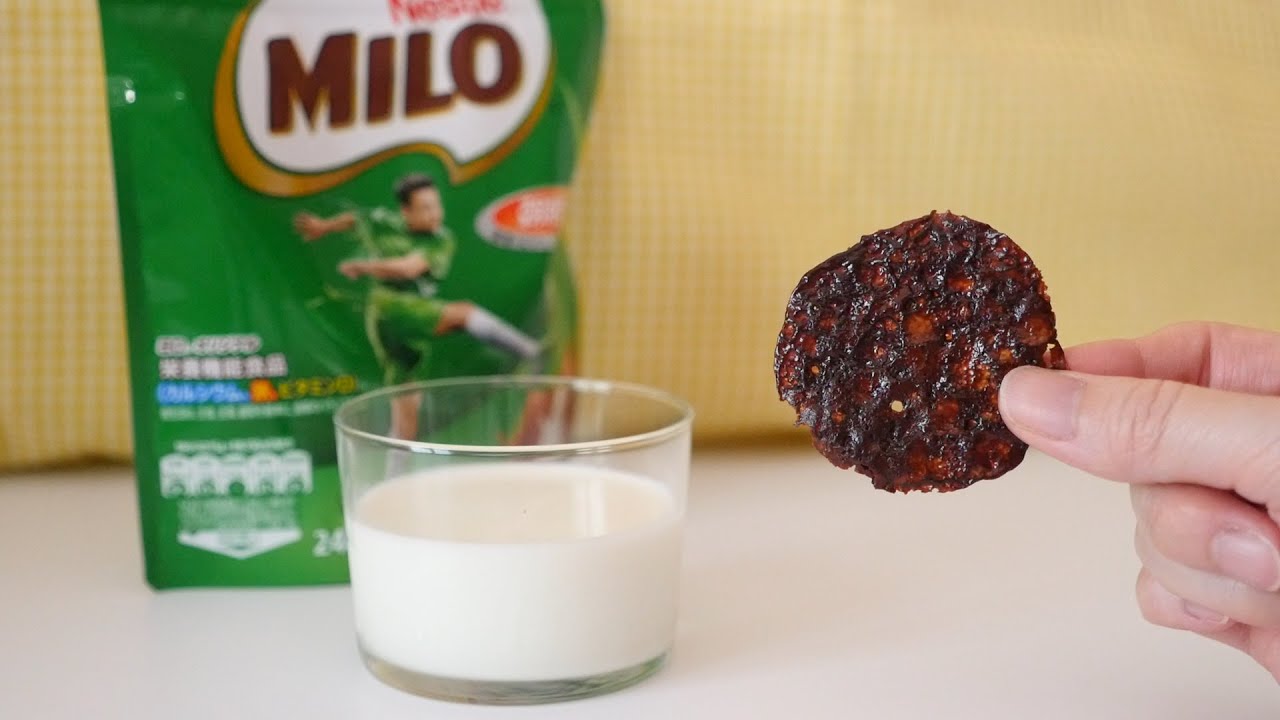 2-Ingredient Nestle Milo Chips 材料2つ ミロと水だけミロチップス