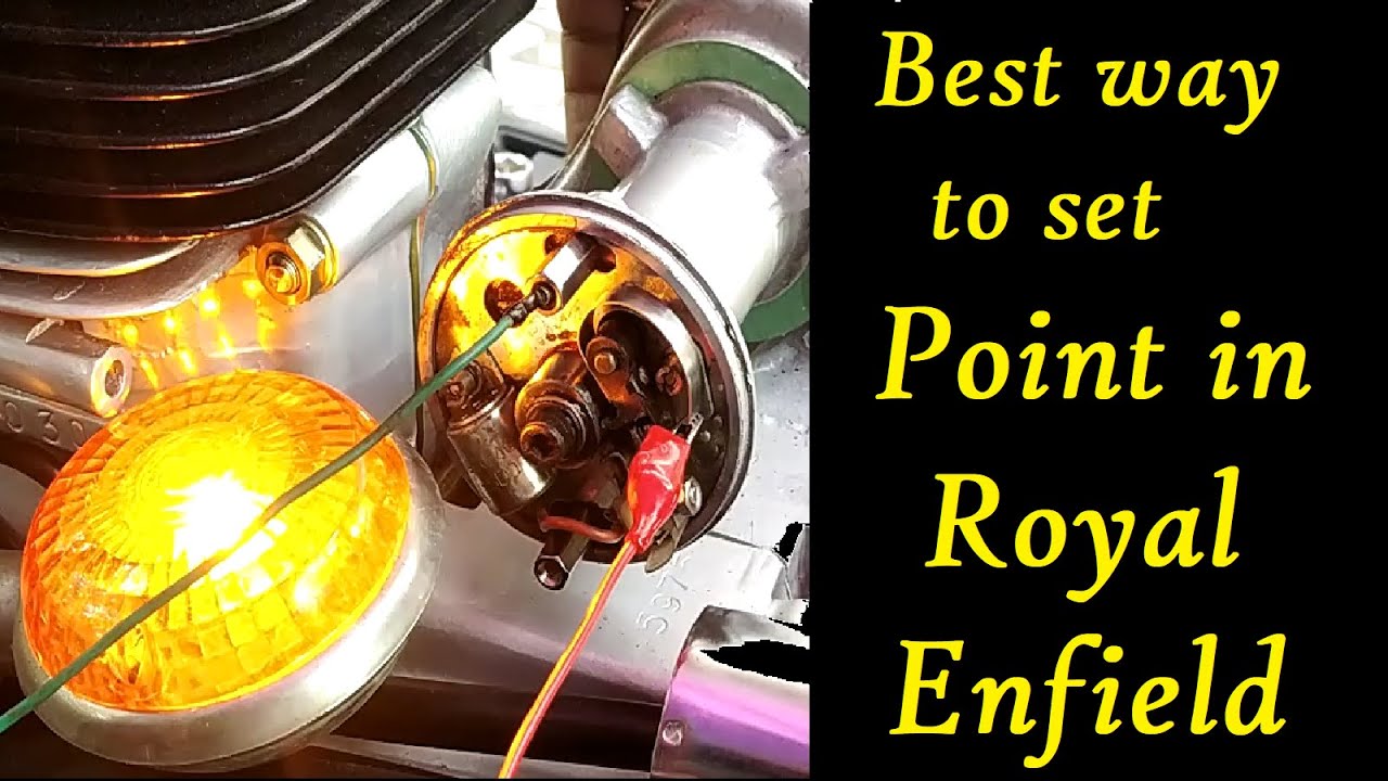 Royal Enfield point setting