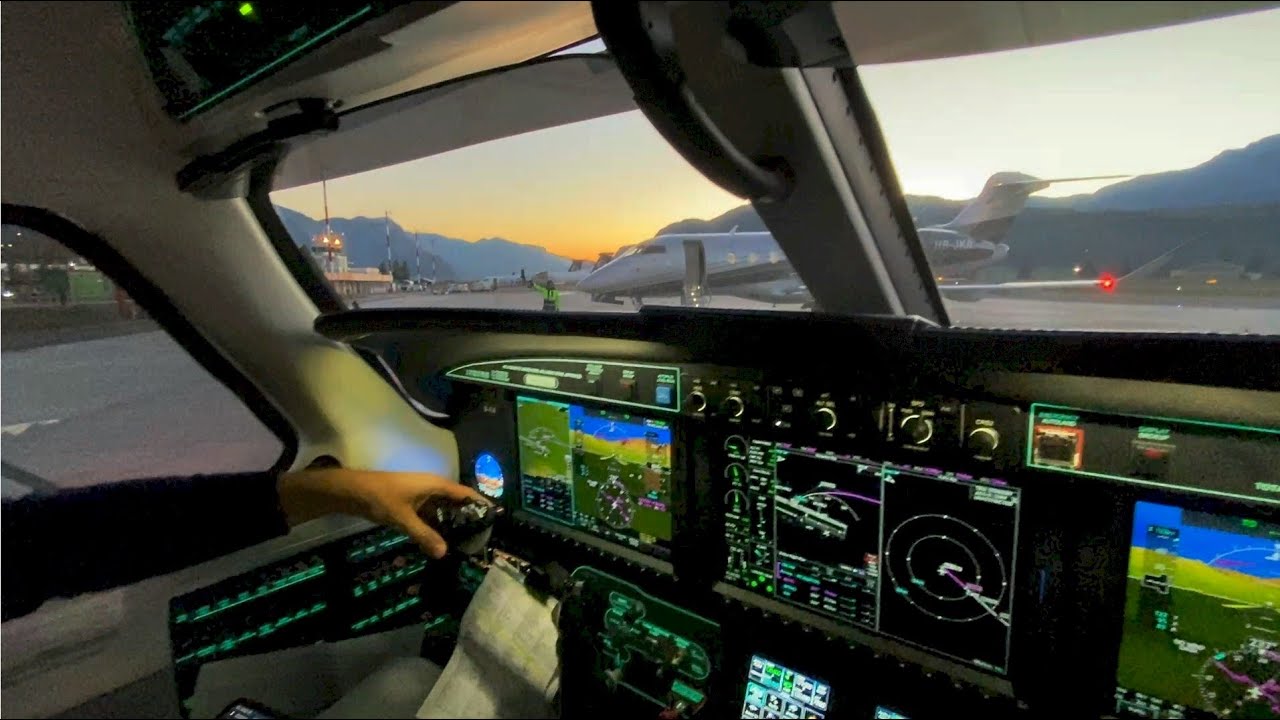 The New Piper M600/SLS, Flight Across the Alps Into the Night
