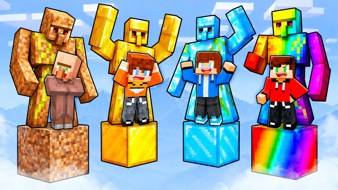 Sebek i Przyjaciele - NOOB vs PRO GOLEM w Minecraft!