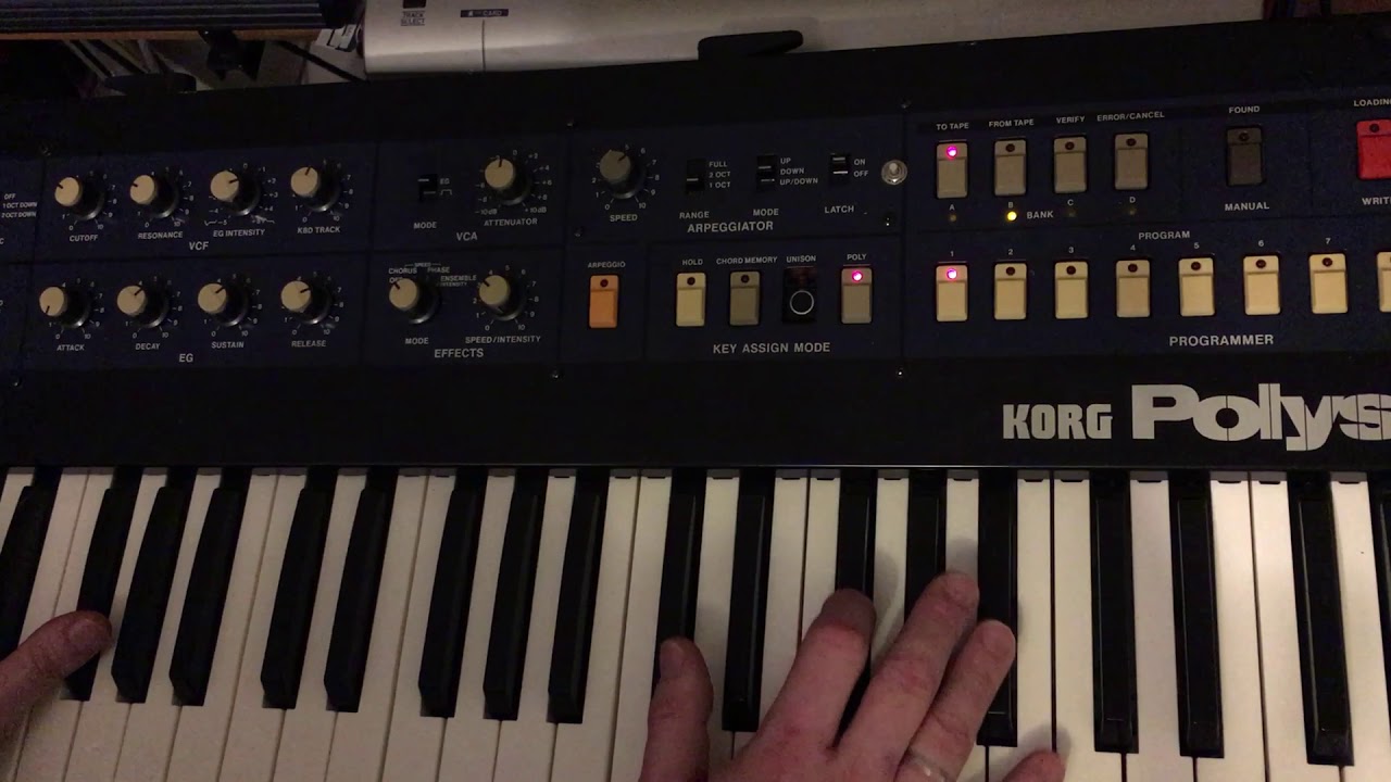 Korg Polysix with Lexicon 300