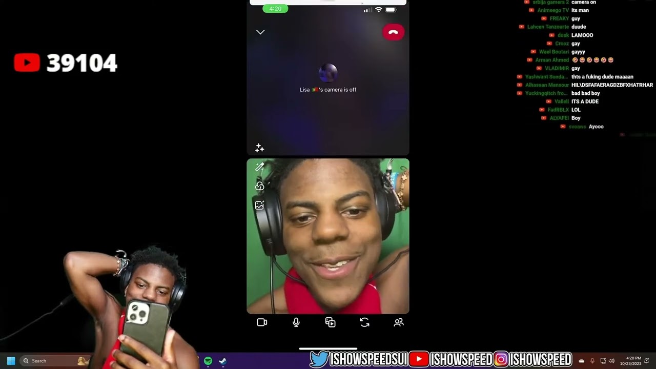 Speed Catfished on Live Stream