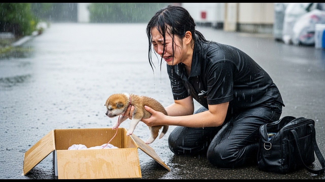 ホテルの従業員が雨の日に拾った秋田犬の子犬―3年後、助けられたのは従業員の方だった