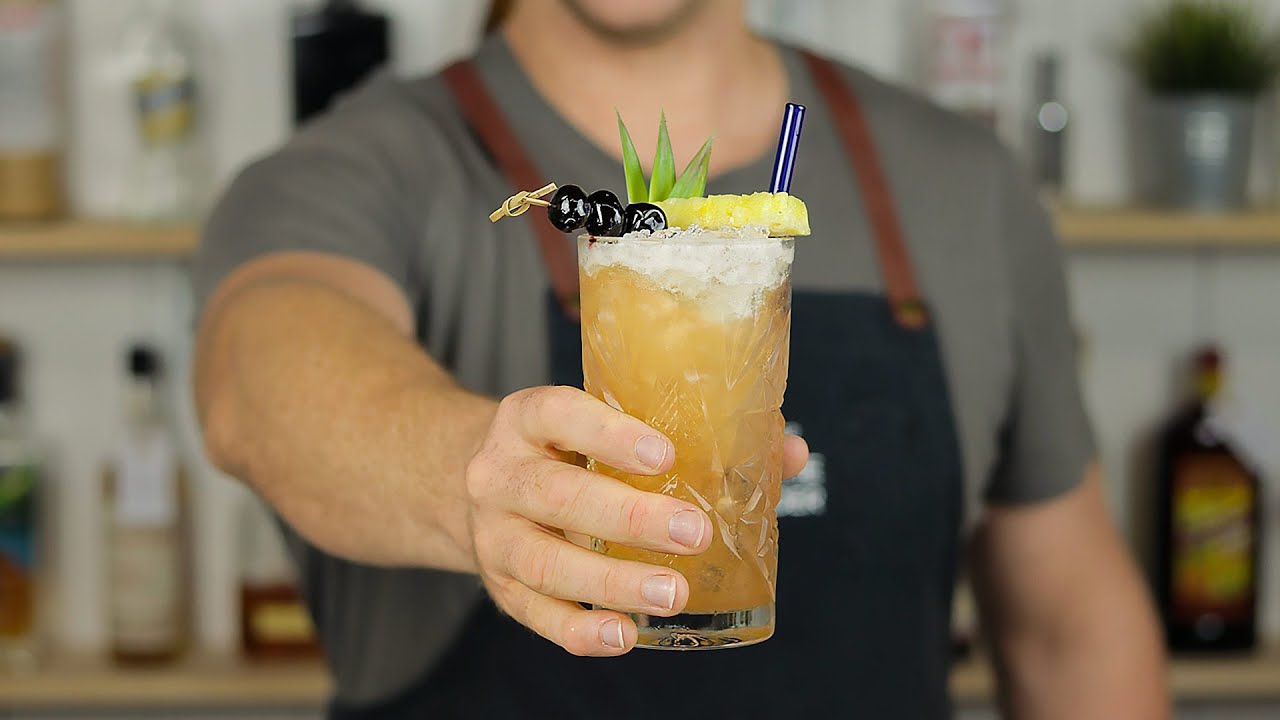 THREE DOTS AND A DASH - Classic Tiki Cocktail by Don the Beachcomber!