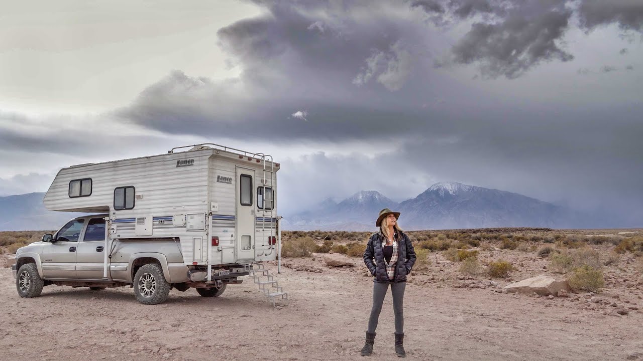 RIDING the STORM OUT | Truck Camper Living | Van Life | Nomad Life