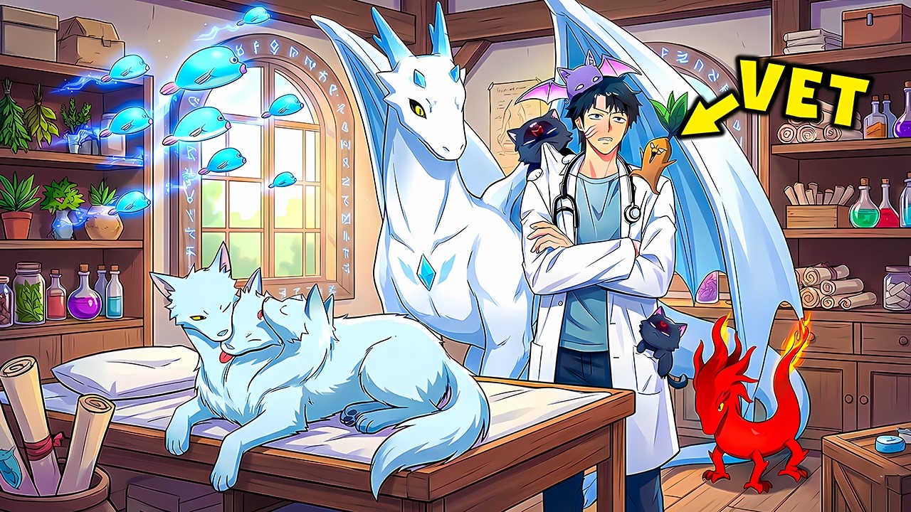 He Got Summoned By A Magical Dragon In Another World To Treat MAGICAL PETS! - Manhwa Recap