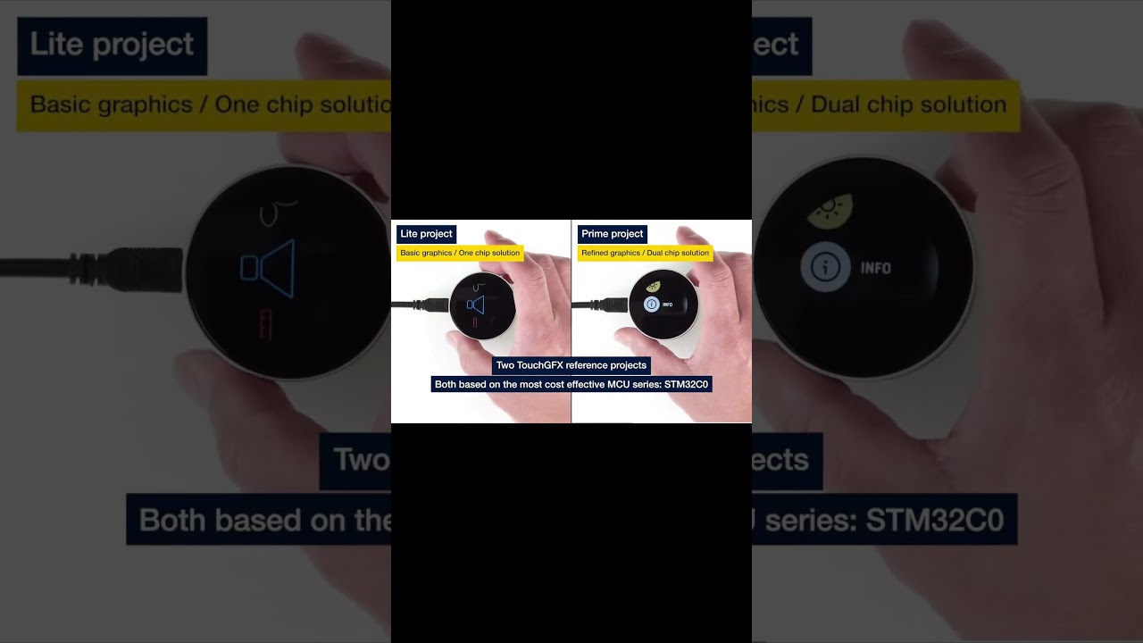 New Upgrade！STM32C091 Controller Round Display Smart Knob Display #lcd #tft #stm #hmi