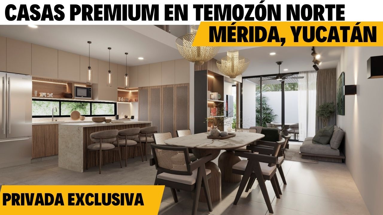 Casas en Temozón Norte, Mérida, Yucatán de 3 y 4 recámaras