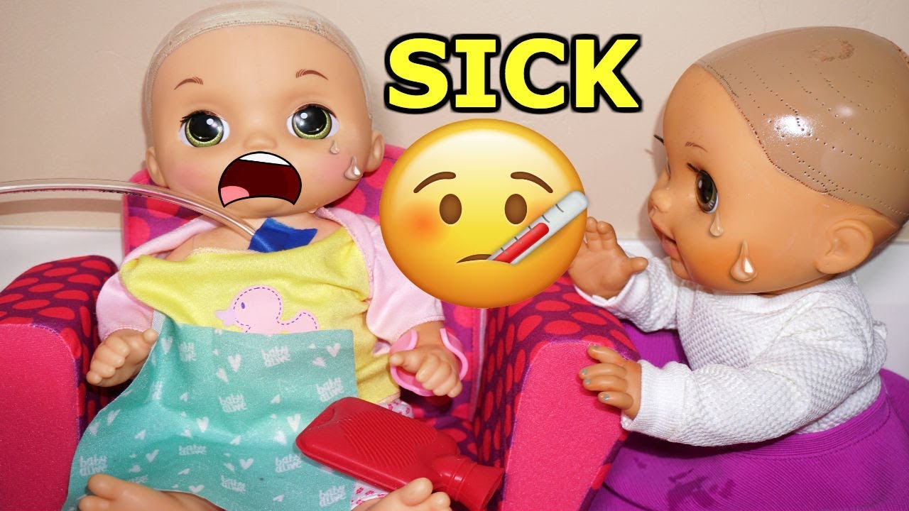 BABY ALIVE Pumpkin & Sisters Visit Oakley In The Hospital!