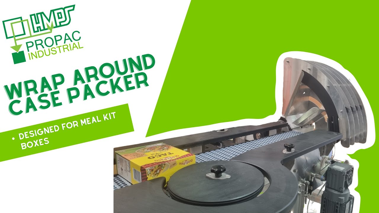 Wraparound Case Packer for Meal Kits | Hygienic, High-Speed & Built to Last